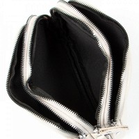 Молодежный клатч из кожи ALEX RAI BM 60061-HA-2 white