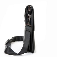 Мужская кожаная сумка через плечо BRETTON 5299-3 black