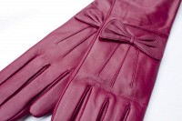 Женские кожаные длинные перчатки Shust Gloves 726