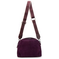 Женская замшевая сумка ALEX RAI 99125 bordo