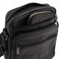 Мужская кожаная сумка через плечо Vintage 20203 