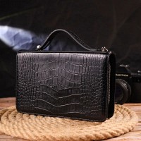 Кожаная мужская барсетка CANPELLINI 21570 