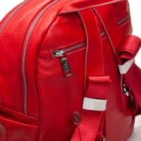 Женский кожаный рюкзак ALEX RAI 95517-9 red