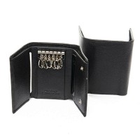 Мужской кожаный кошелек-ключница Classik dr.Bond M6 black