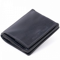 Мужское кожаное портмоне GRANDE PELLE 11332 Синее