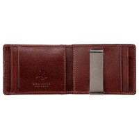 Мужской зажим для купюр из кожи Visconti VSL57 (Brown Monza)