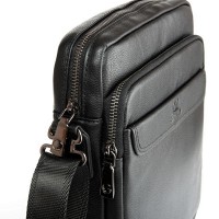 Мужская кожаная сумка через плечо BRETTON 1603-4 black