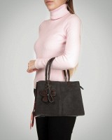 Женская замшевая сумка ALEX RAI 385 brown