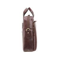 Мужская кожаная сумка с RFID защитой Visconti ml30 brn
