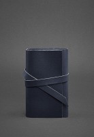 Кожаный блокнот софт-бук BlankNote 1.0 Темно-синий Краст BN-SB-1-ST-NAVY-BLUE