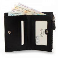 Женский кожаный кошелек Classik  DR. BOND WN-23-8 black