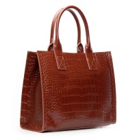 Женская кожаная сумка через плечо ALEX RAI 8804 camel