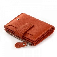 Женский кожаный кошелек Classik  DR. BOND WN-23-11 orange