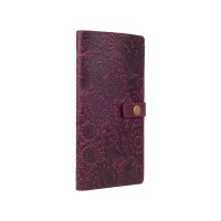 Тревел-кейс из кожи Hi Art TC-01 Shabby Plum Mehendi Art