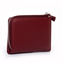 Женский кожаный кошелек Classik  DR. BOND WN-23-20 wine-red