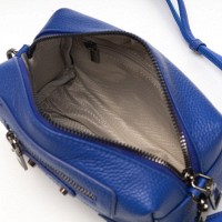 Женский молодежный кожаный клатч ALEX RAI 60072 royal blue
