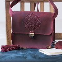 Бохо-сумка BlankNote "Лилу" Виноград