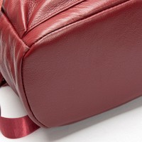 Женский кожаный рюкзак ALEX RAI 8635-9 bordo