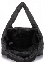 Дутая женская сумочка Poolparty fluffy-black-new