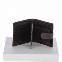 Мужской кожаный кошелек Ashwood 1258 VT Brn