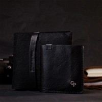 Кожаный мужской кошелек ручной работы GRANDE PELLE 11643 