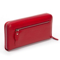 Женский кожаный кошелек Bright DR. BOND W201 red