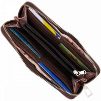 Кожаный женский кошелек ручной работы GRANDE PELLE 16797 