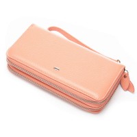 Женский кожаный кошелек Bright DR. BOND W39 pink purple