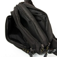 Мужская сумка на пояс Lanpad  63737 black
