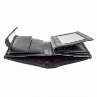 Мужской кожаный кошелек Ashwood 1246 VT Black