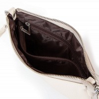 Молодежный клатч из кожи ALEX RAI 8801-3 white
