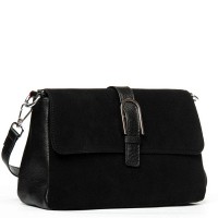 Женская замшевая сумка ALEX RAI 3002-9M black