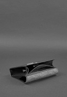 Женская кожаная поясная сумка/кроссбоди BlankNote Mini черная BN-BAG-38-2-G