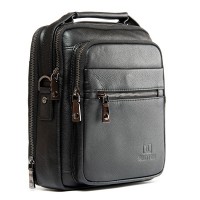 Мужская кожаная сумка через плечо BRETTON 5015-6L black
