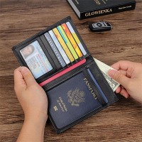Кожаный мужской черный кошелек John McDee jdr-8450a