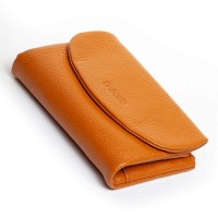 Женский кожаный кошелек Bright DR. BOND WS-239 yellow