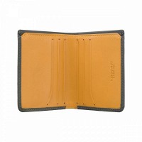 Мужской кожаный кошелек Visconti VSL41 Clipper (Grey/Mustard)