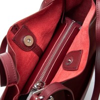 Женская кожаная сумка классическая ALEX RAI 2060-9 bordo