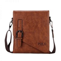Мужская сумка POLO VICUNA (8838-2-KH) светло-коричневая