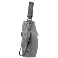 Сумка женская кожзам LASKARA LK-10252-silver-snake