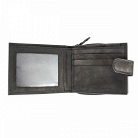 Английский мужской кожаный кошелек JCB NC45MN Black (Черный)