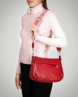 Женская кожаная сумка через плечо ALEX RAI 6001 