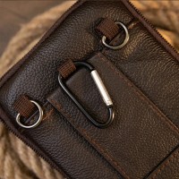 Кожаная сумка на пояс Vintage 20451