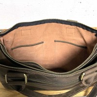 Мужской кожаный коричневый портфель TARWA RC-5729-4sa