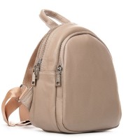 Женская кожаный рюкзак ALEX RAI 2058-9 beige