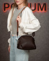 Женская кожаная сумка ALEX RAI 99125 brown