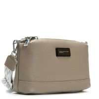 Женский молодежный кожаный клатч ALEX RAI 29012 l.grey
