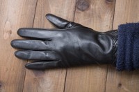 Женские сенсорные кожаные перчатки Shust Gloves 942s1