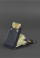 Кожаный зажим для купюр BlankNote 10.0 графит bn-pm-10-g-kr
