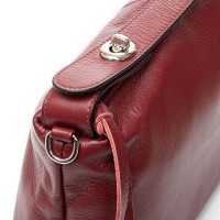 Женская кожаная сумка классическая ALEX RAI 91377 red